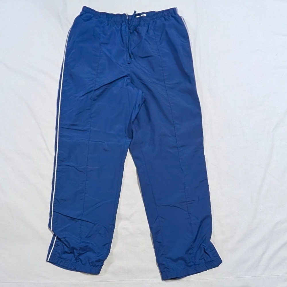 Vintage Nike Lined Track Pants Womens Medium Joggers Zip Up Windbreaker Trousers